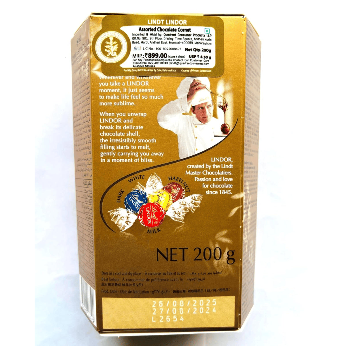 Lindt Lindor Assorted Chocolate Truffles 200 g