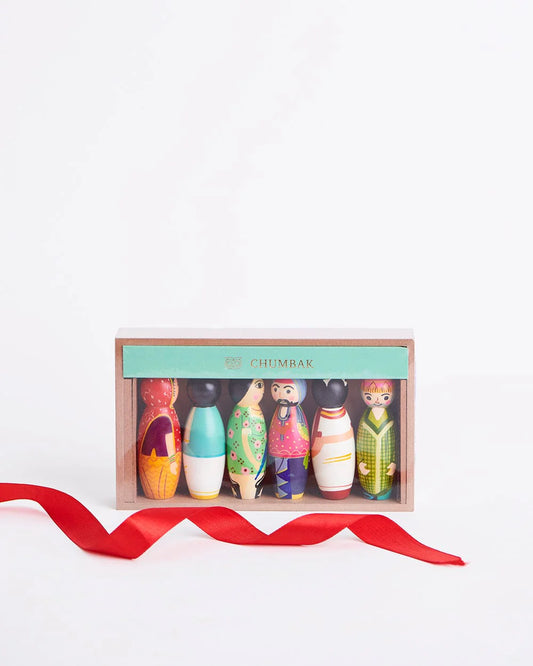 People of India Figurines Gift Box - Set of 6
