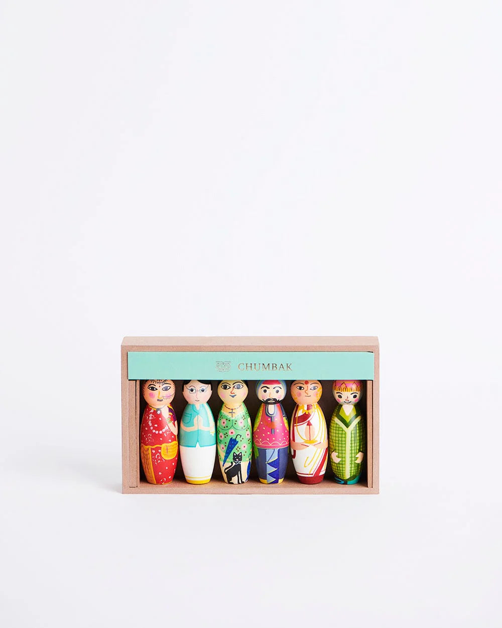 People of India Figurines Gift Box - Set of 6