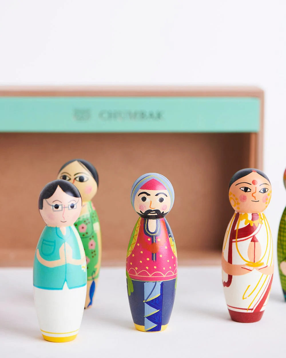 People of India Figurines Gift Box - Set of 6