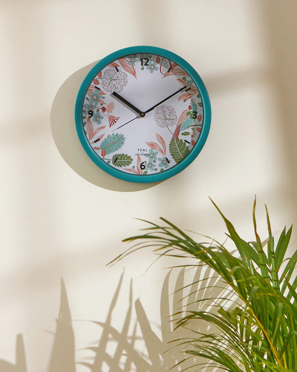 Teal by Chumbak | Begum Baagh Wall Clock | 11 inch