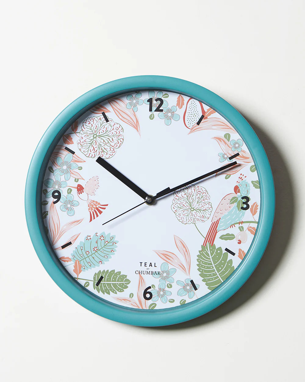 Teal by Chumbak | Begum Baagh Wall Clock | 11 inch