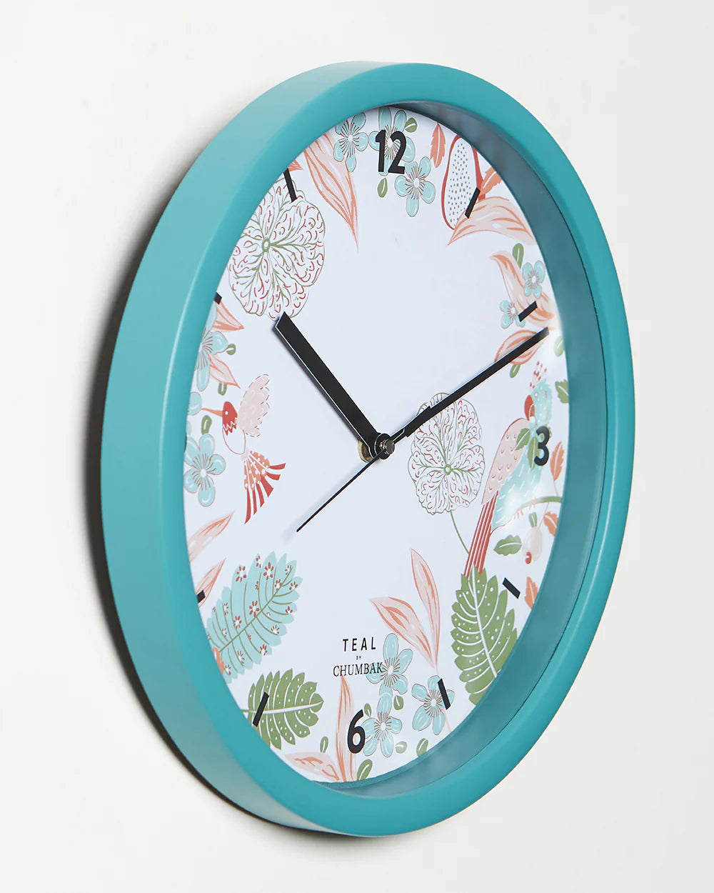 Teal by Chumbak | Begum Baagh Wall Clock | 11 inch