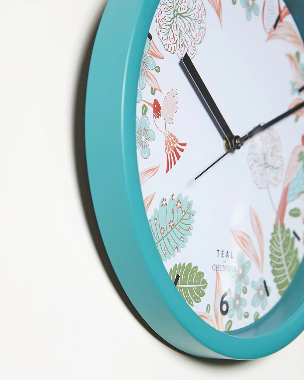 Teal by Chumbak | Begum Baagh Wall Clock | 11 inch