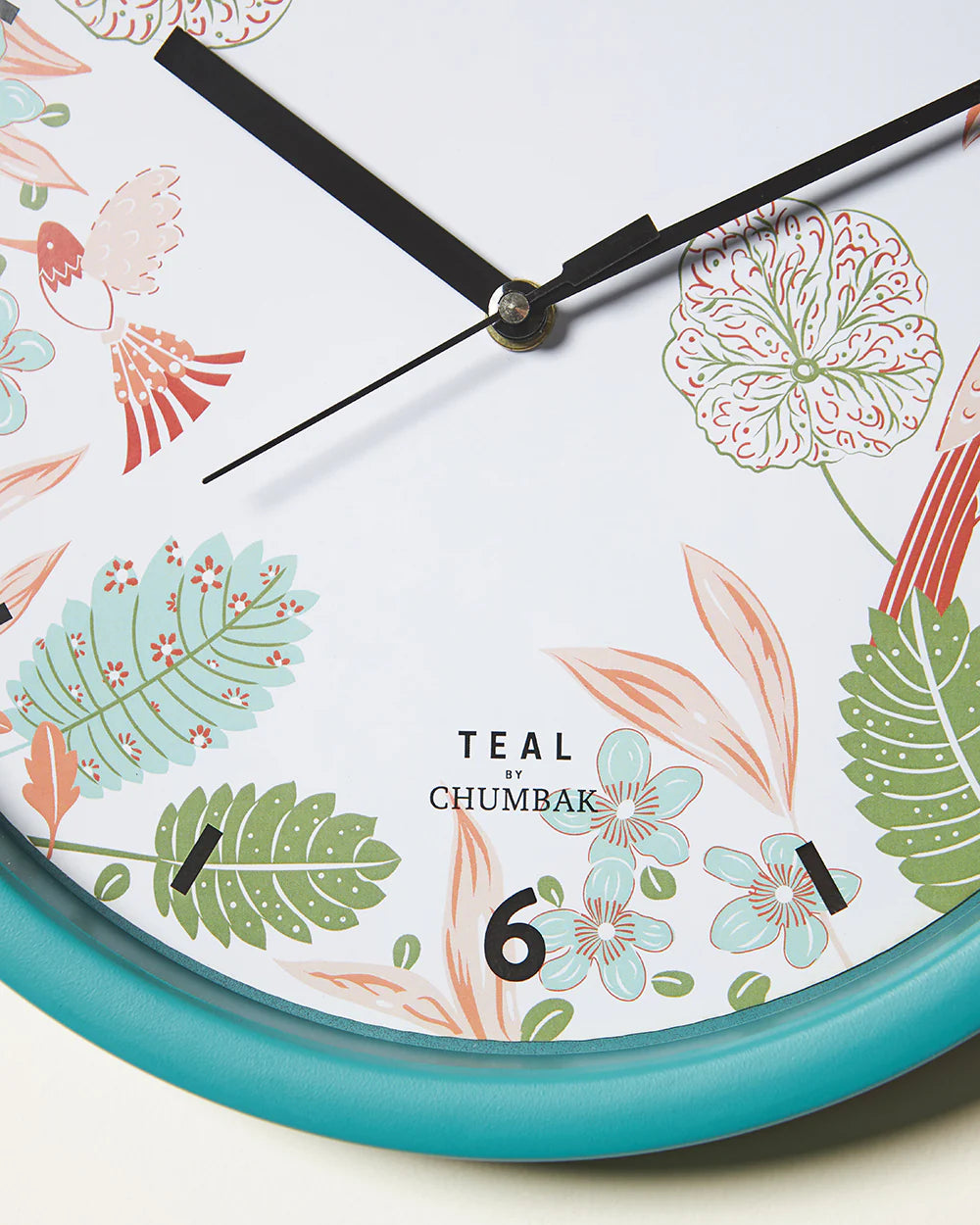 Teal by Chumbak | Begum Baagh Wall Clock | 11 inch