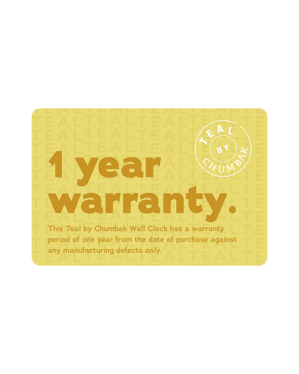 Teal by Chumbak | Begum Baagh Wall Clock | 11 inch