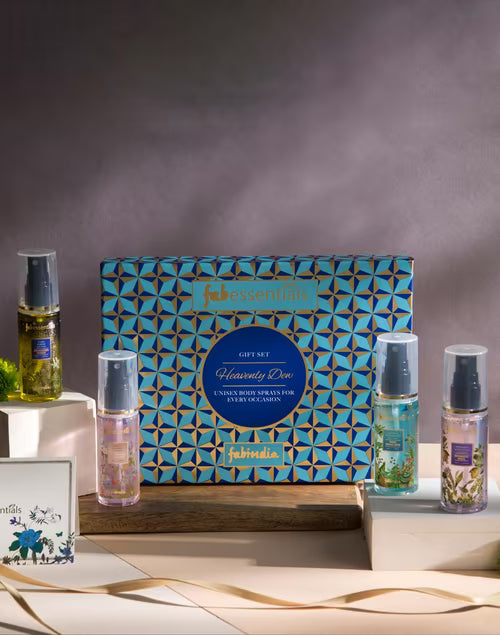 Fabessentials Heavenly Dew Unisex Body Sprays for Every Occasion Gift Set - 240 ml