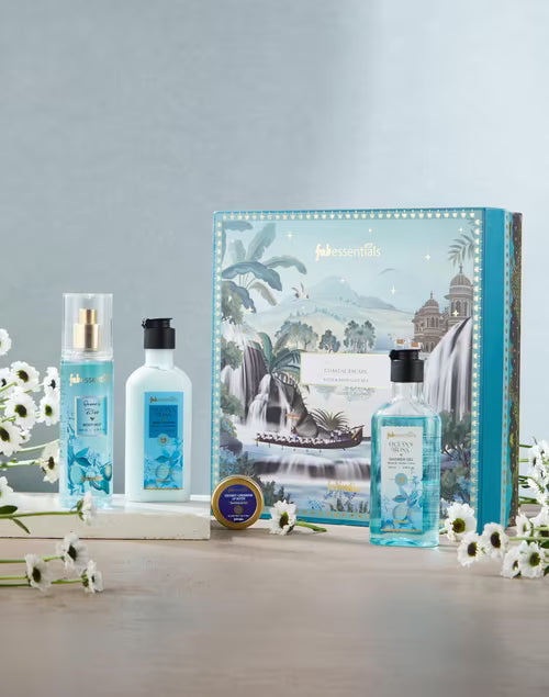 Fabessentials Oceans Bliss Coastal Escape Luxe Bath & Body Gift Set-305 Gm