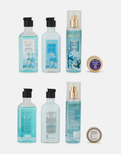 Fabessentials Oceans Bliss Coastal Escape Luxe Bath & Body Gift Set-305 Gm