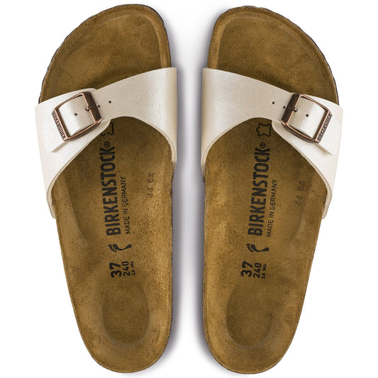 BIRKENSTOCK Madrid Birko-Flor - White/Graceful Pearl