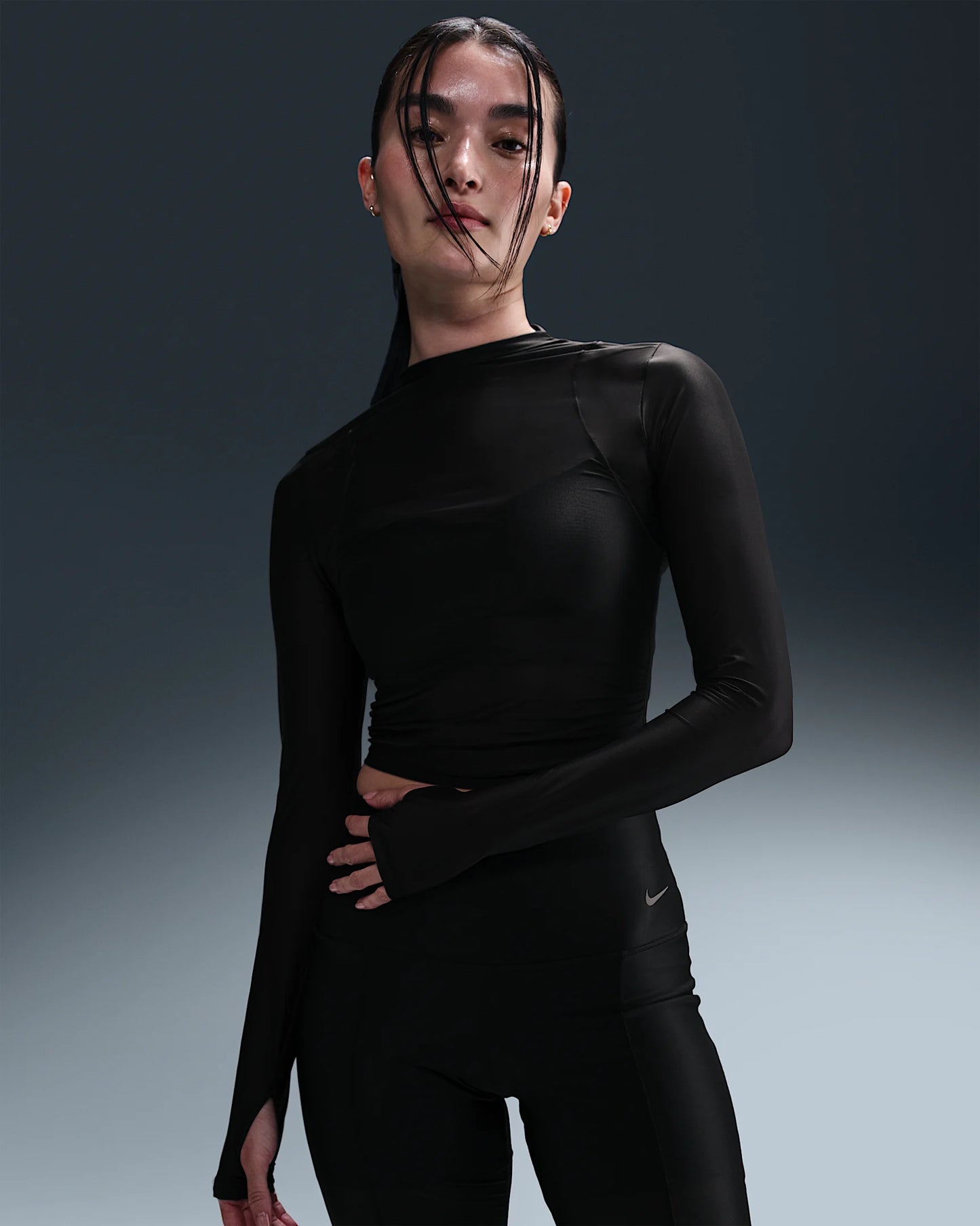Nike Zenvy Women's Dri-FIT Long-Sleeve Sheer Top