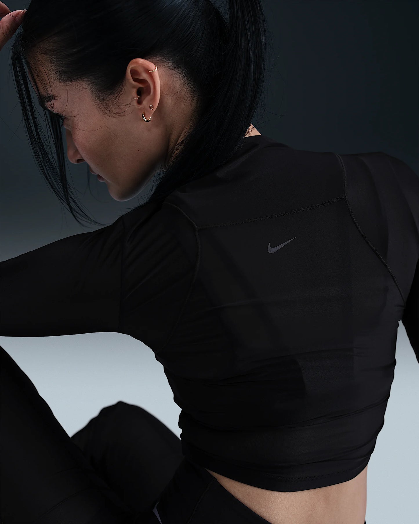 Nike Zenvy Women's Dri-FIT Long-Sleeve Sheer Top