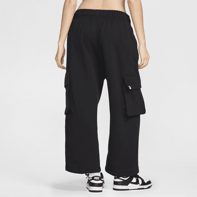 Nike Sportswear Women's Low-Rise Oversized Open-Hem French Terry Trousers