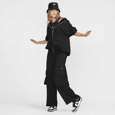 Nike Sportswear Women's Low-Rise Oversized Open-Hem French Terry Trousers