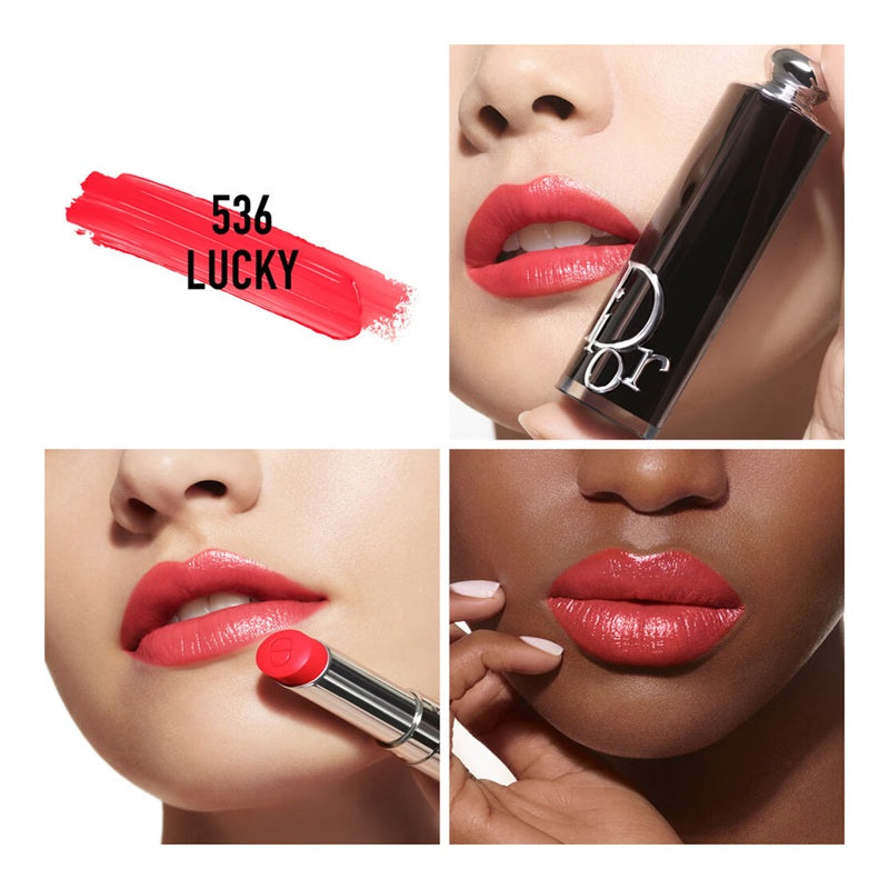 DIOR Addict Shine 90% Natural Origin Refillable Lipstick - 536 Lucky