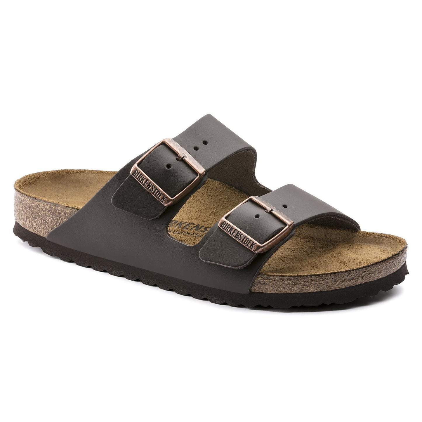 BIRKENSTOCK Arizona Natural Leather - Brown/Dark Brown