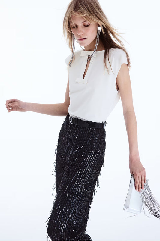 H&M Bow-Front Top