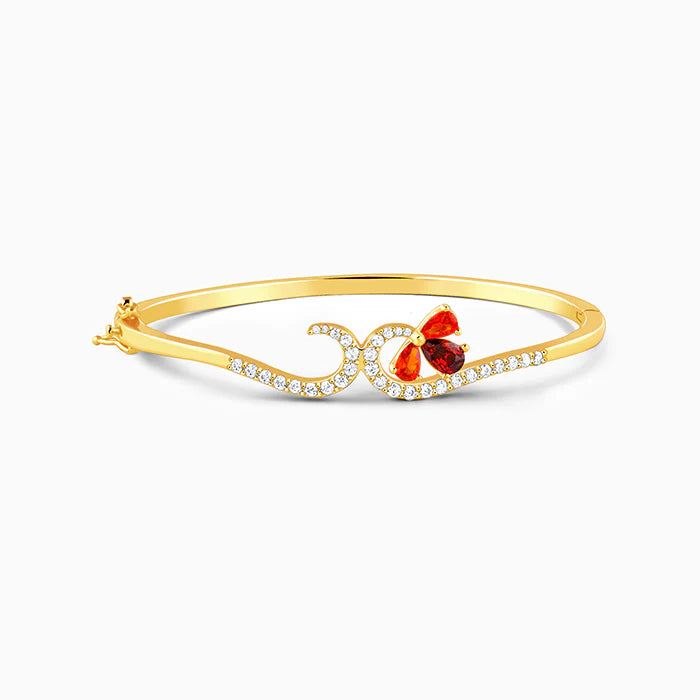 Golden Aurora Bangle Bracelet