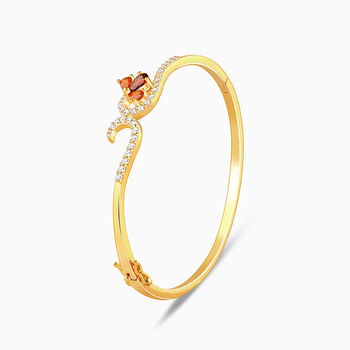 Golden Aurora Bangle Bracelet