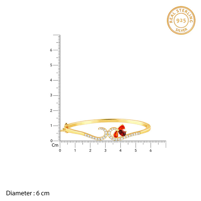 Golden Aurora Bangle Bracelet