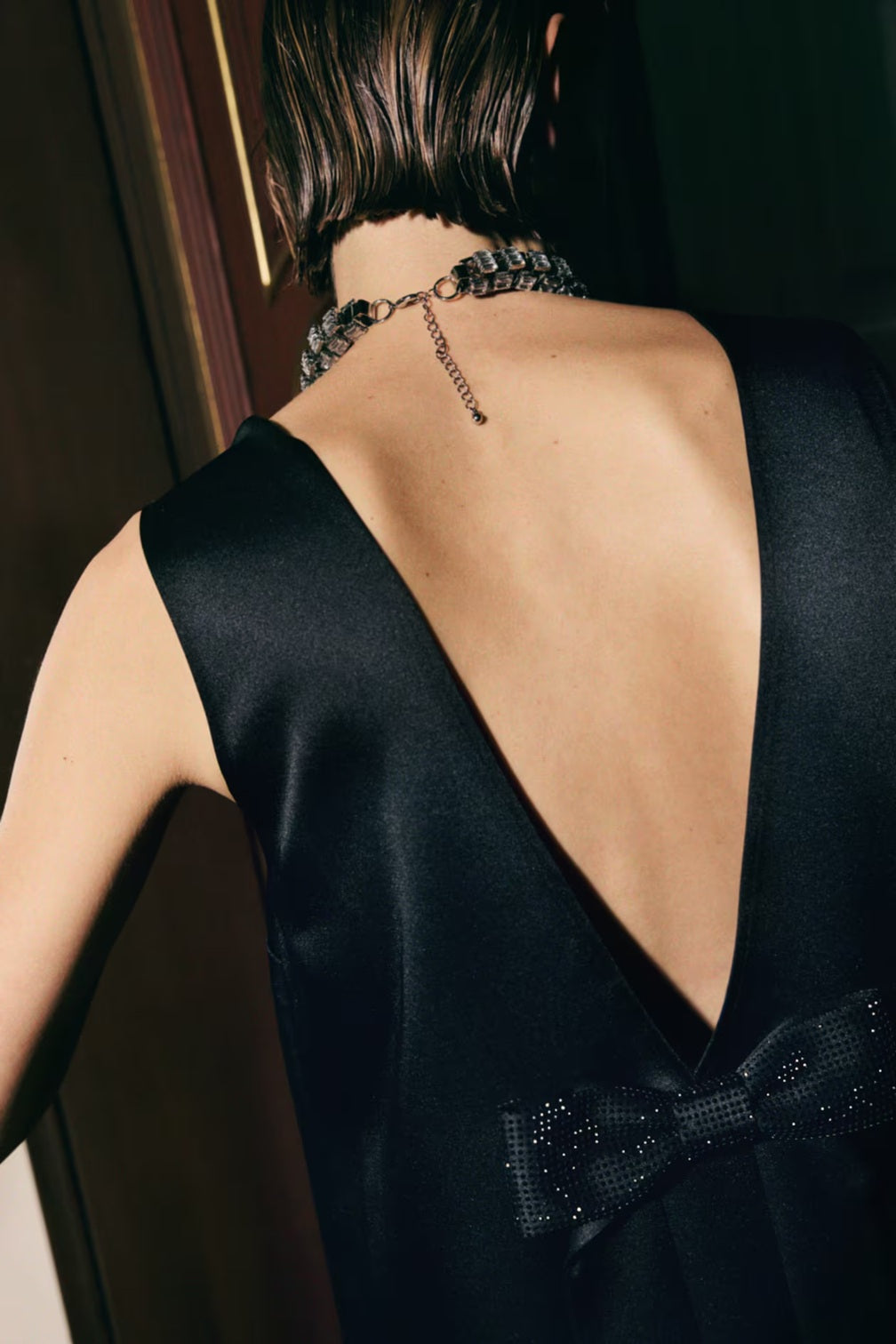 H&M Deep-Back Dress