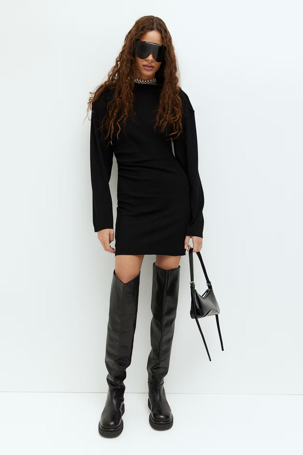 H&M Draped Bodycon Dress