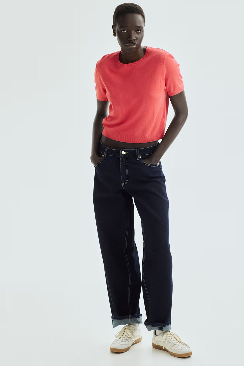 H&M Fine-Knit T-Shirt