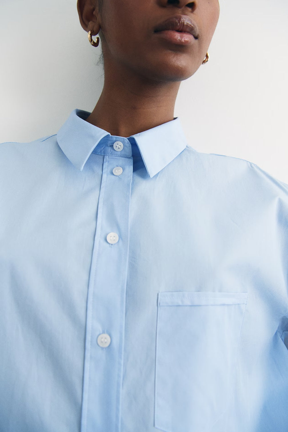 H&M Loose-Fit Cotton Shirt