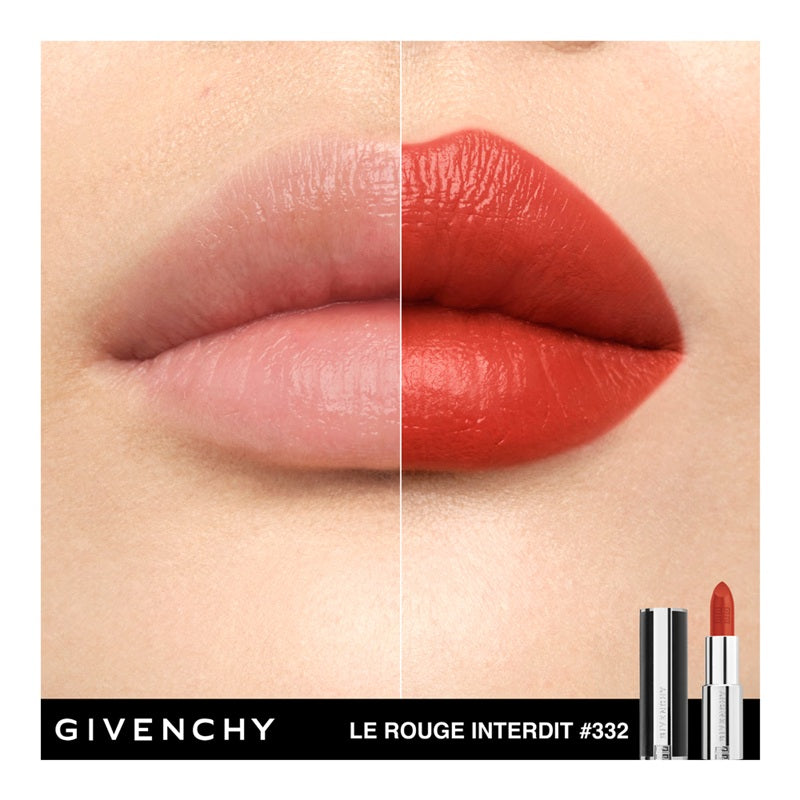 GIVENCHY Le Rouge Interdit Intense Silk Lipstick N332 Rouge Safran