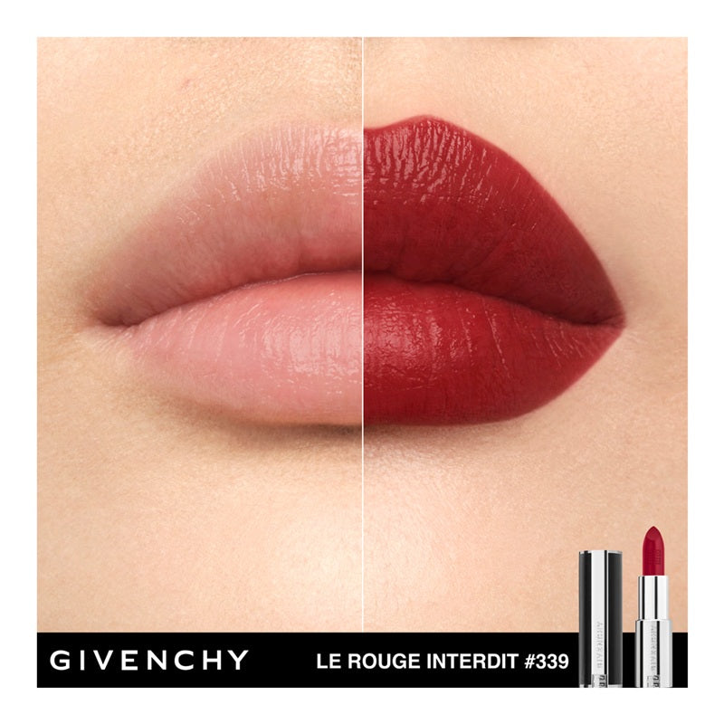 GIVENCHY Le Rouge Interdit Intense Silk Lipstick N339 Grenat Cendré