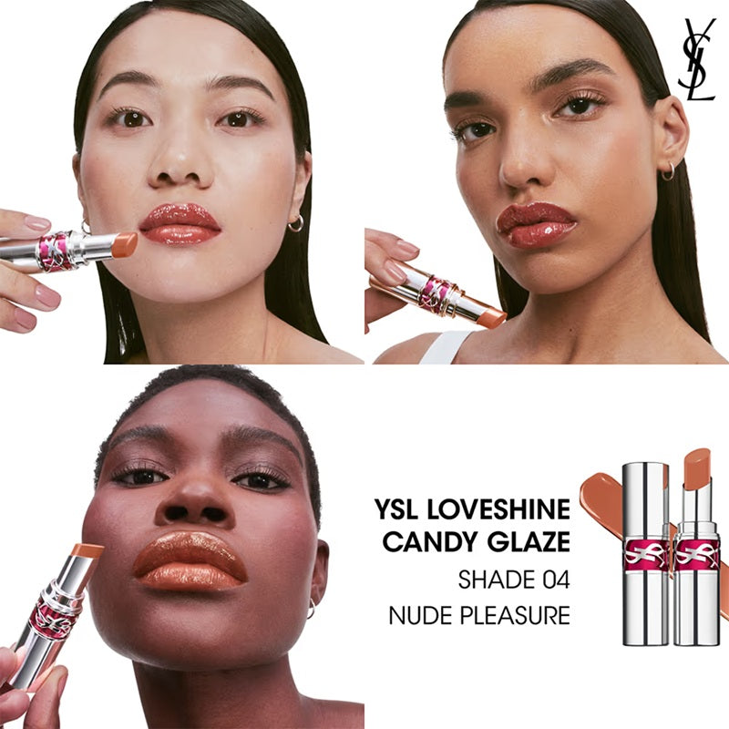 YVES SAINT LAURENT Candy Glaze 4 Nude Pleasure - 3.2g