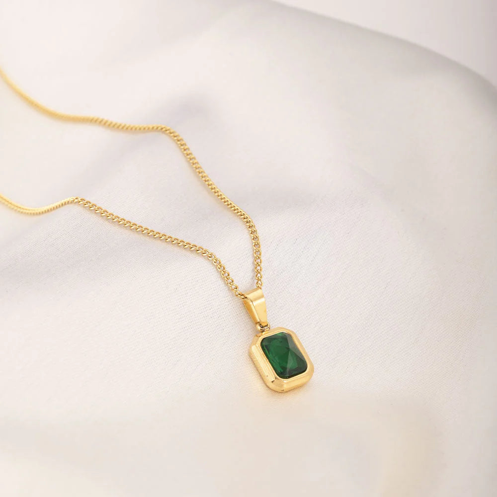 Classic Emerald Necklace