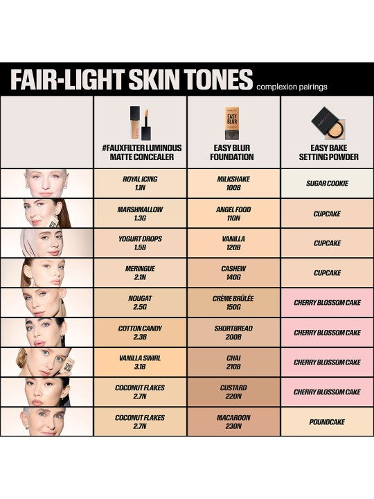 HUDA BEAUTY Easy Blur Natural Airbrush Foundation  Macaroon  230N