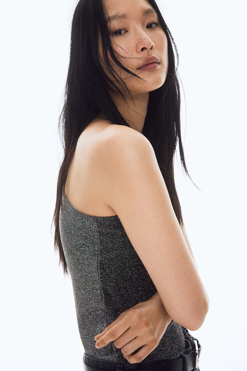 H&M One-Shoulder Vest Top