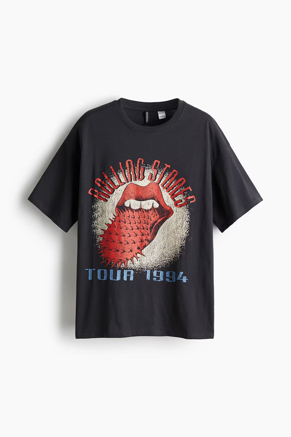 H&M Oversized Printed T-shirt - Grey