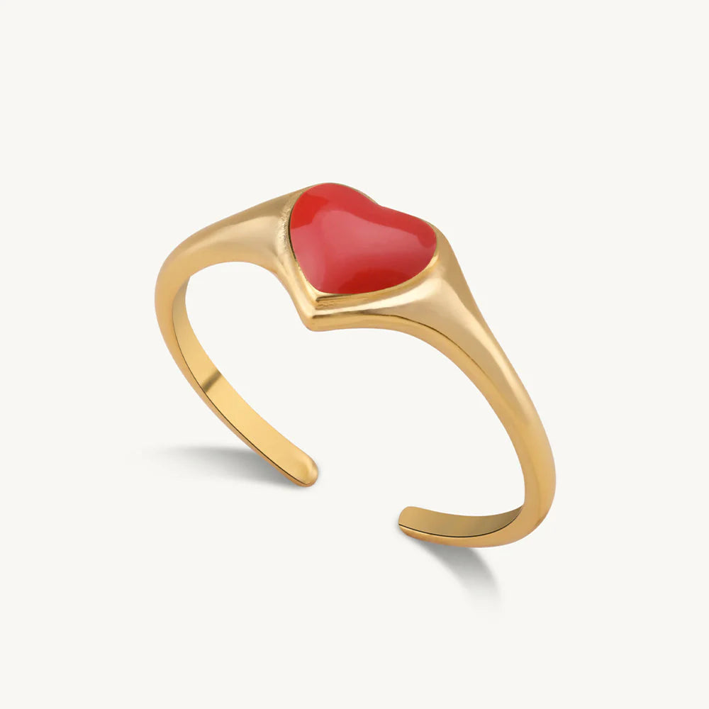 Red Heart Ring