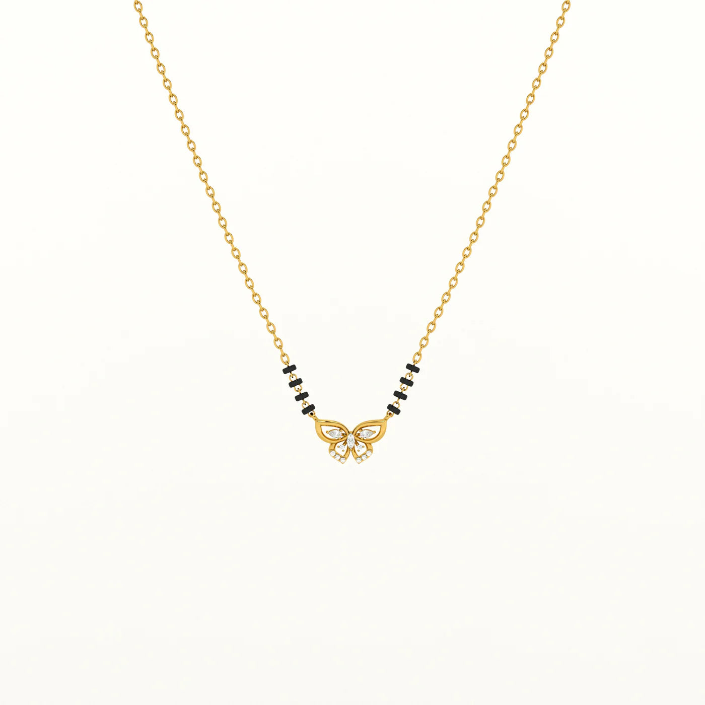 Wings Of Butterfly 925 Sterling Silver Mangalsutra