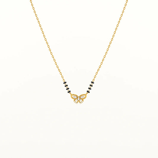 Wings Of Butterfly 925 Sterling Silver Mangalsutra