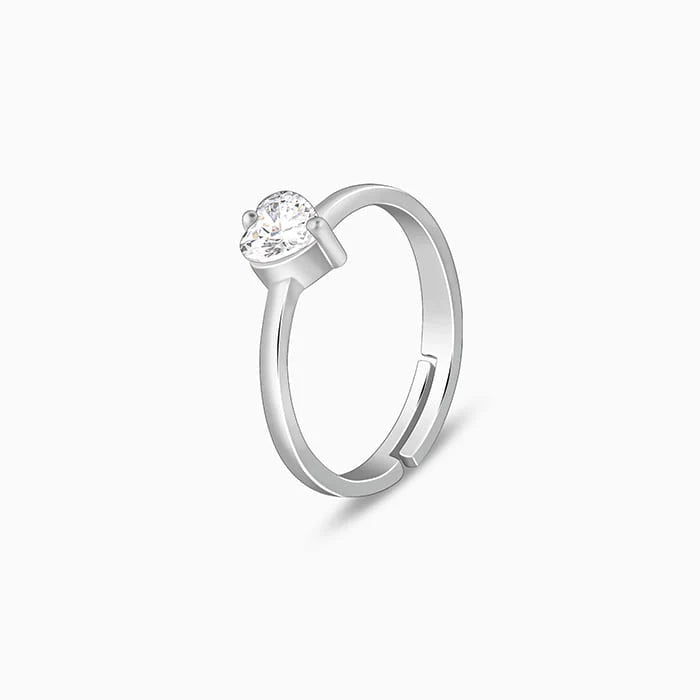 Silver Passionate Love Ring