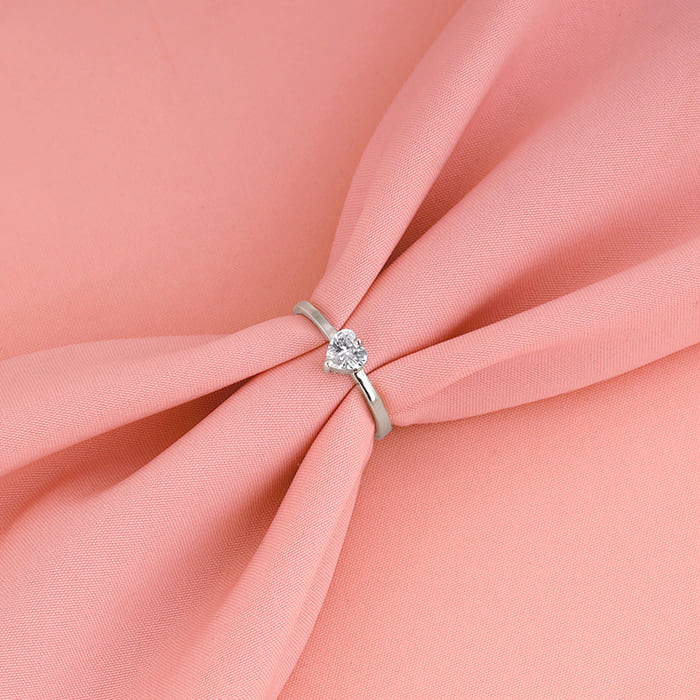 Silver Passionate Love Ring