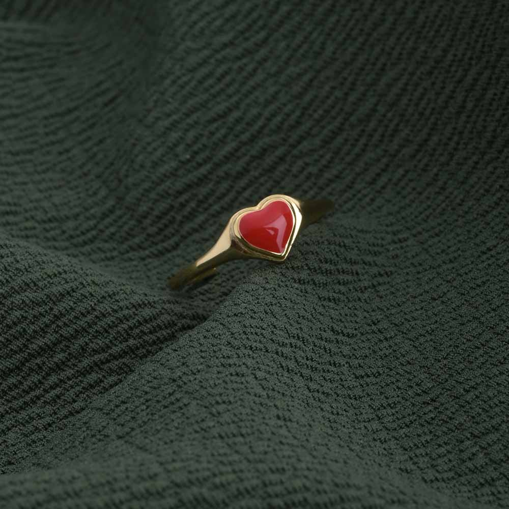 Red Heart Ring