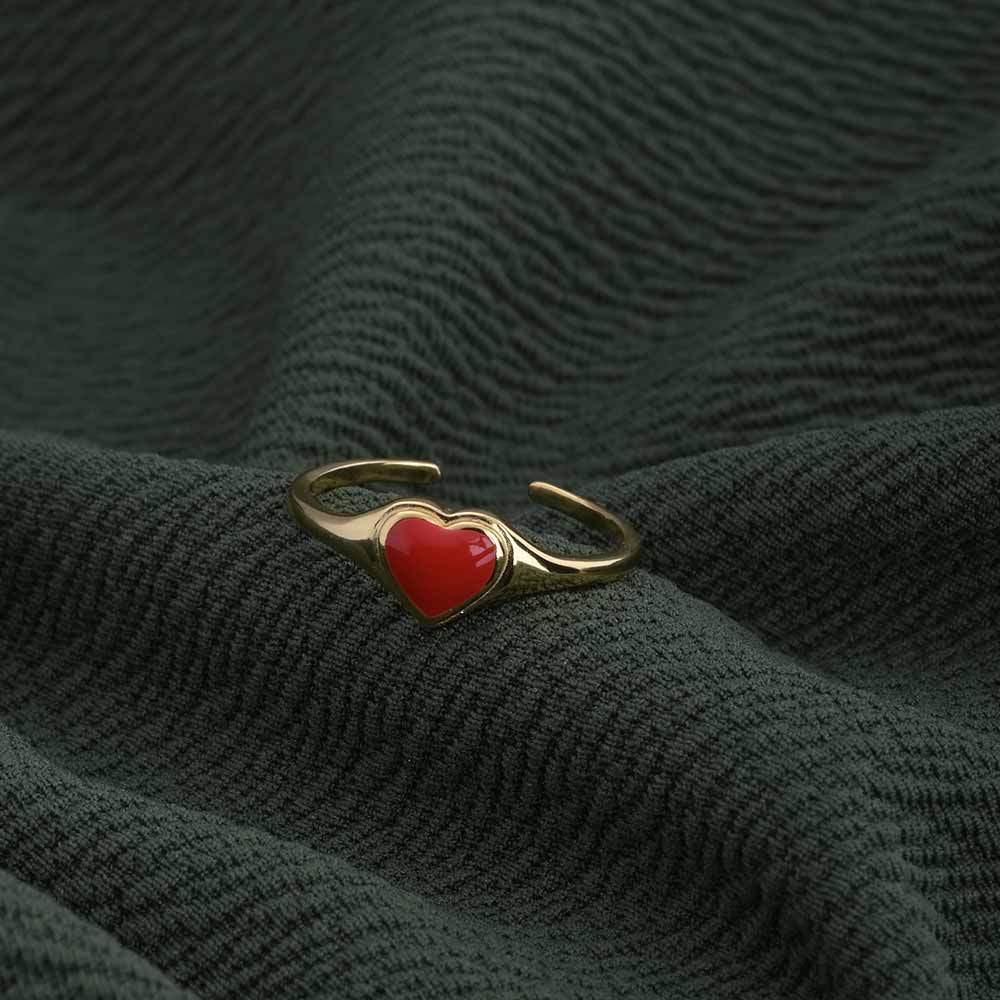 Red Heart Ring