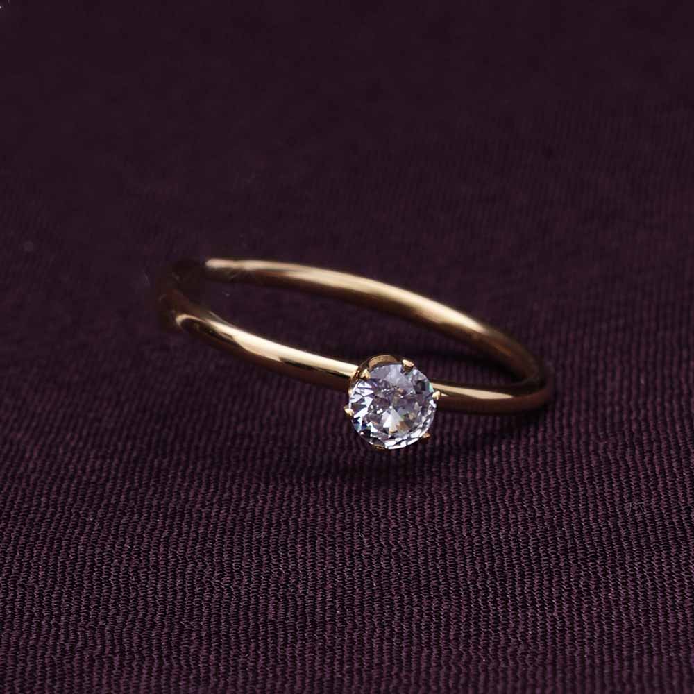Mini Solitaire Ring