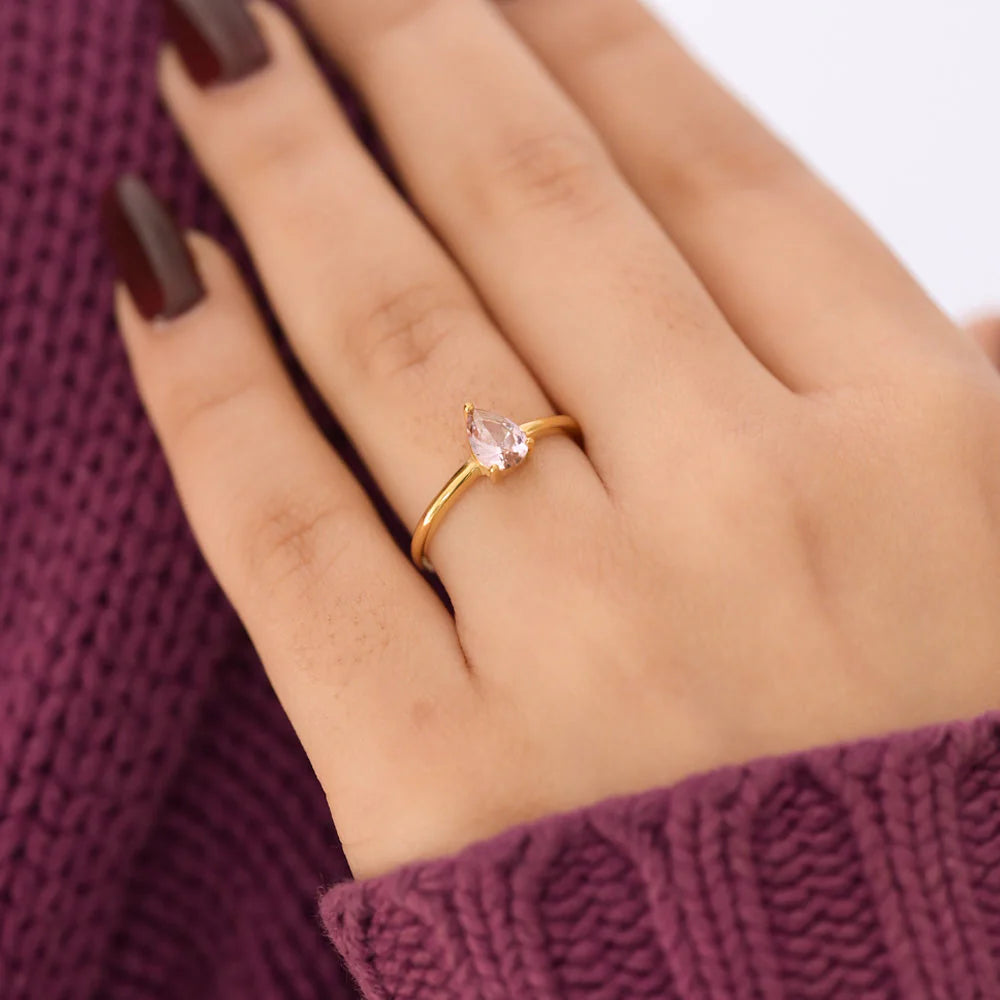Droplet Blush Ring