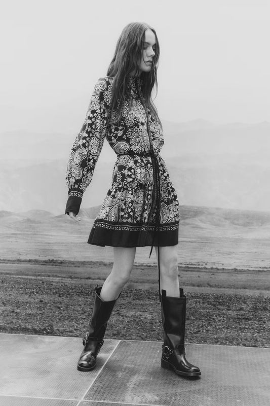 H&M Tie-Belt Dress