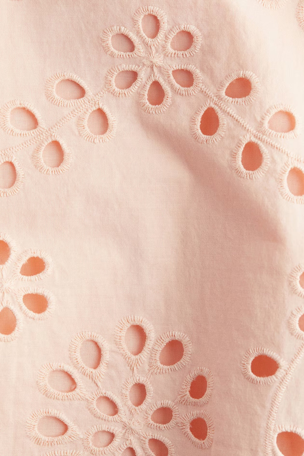 H&M Tie-Strap Broderie Anglaise Dress