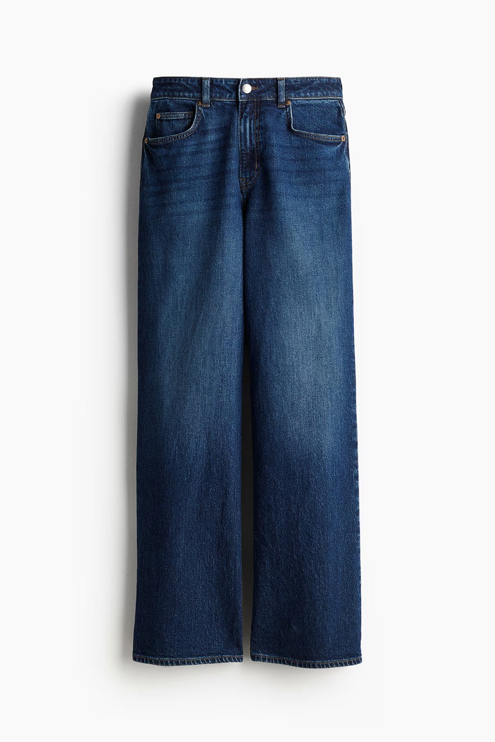 H&M Wide High Jeans - Dark