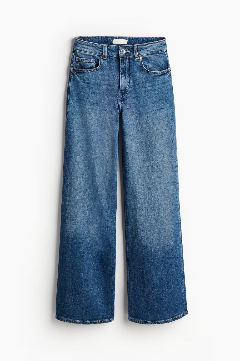H&M Wide High Jeans - Dark