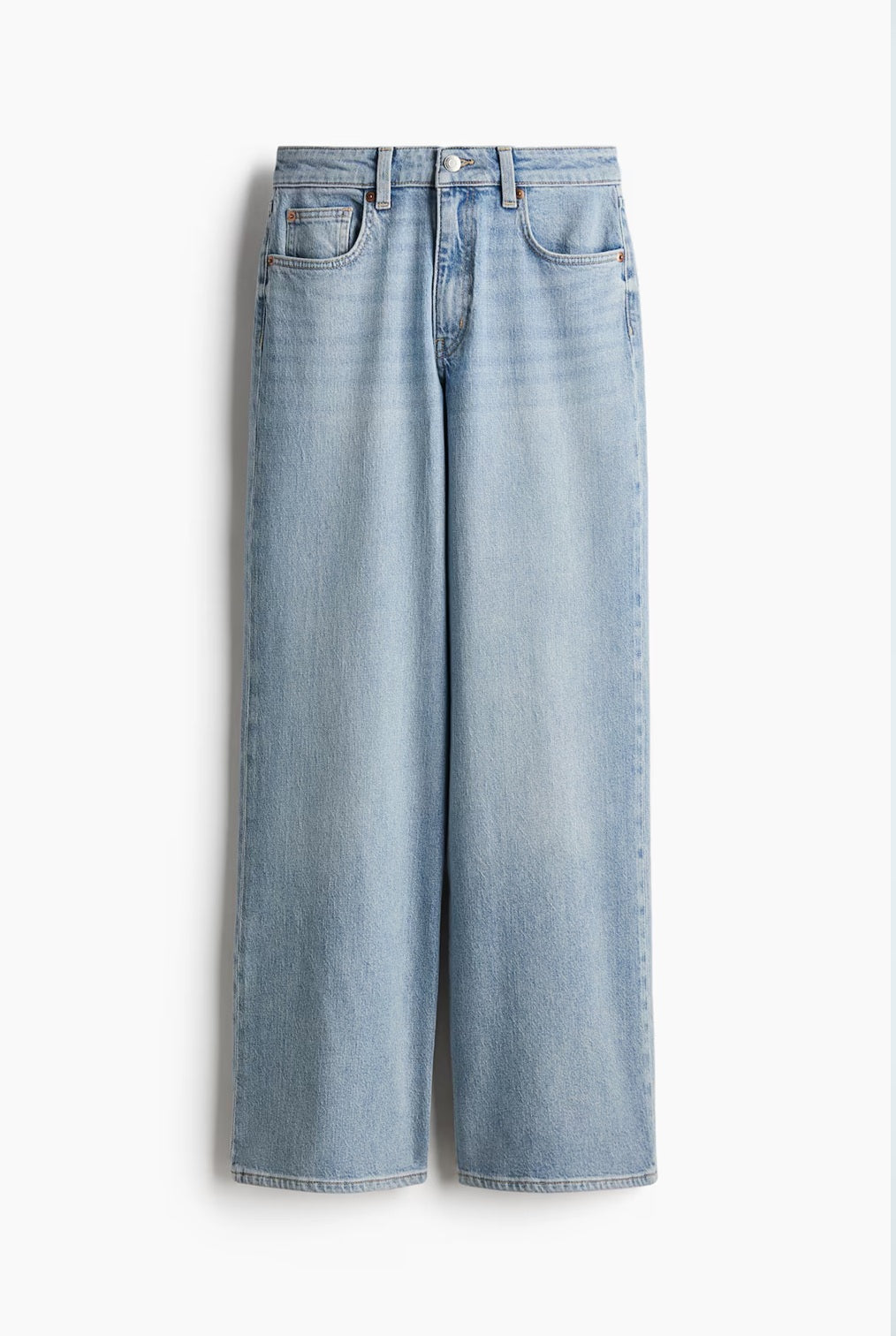 H&M Wide High Jeans - Light