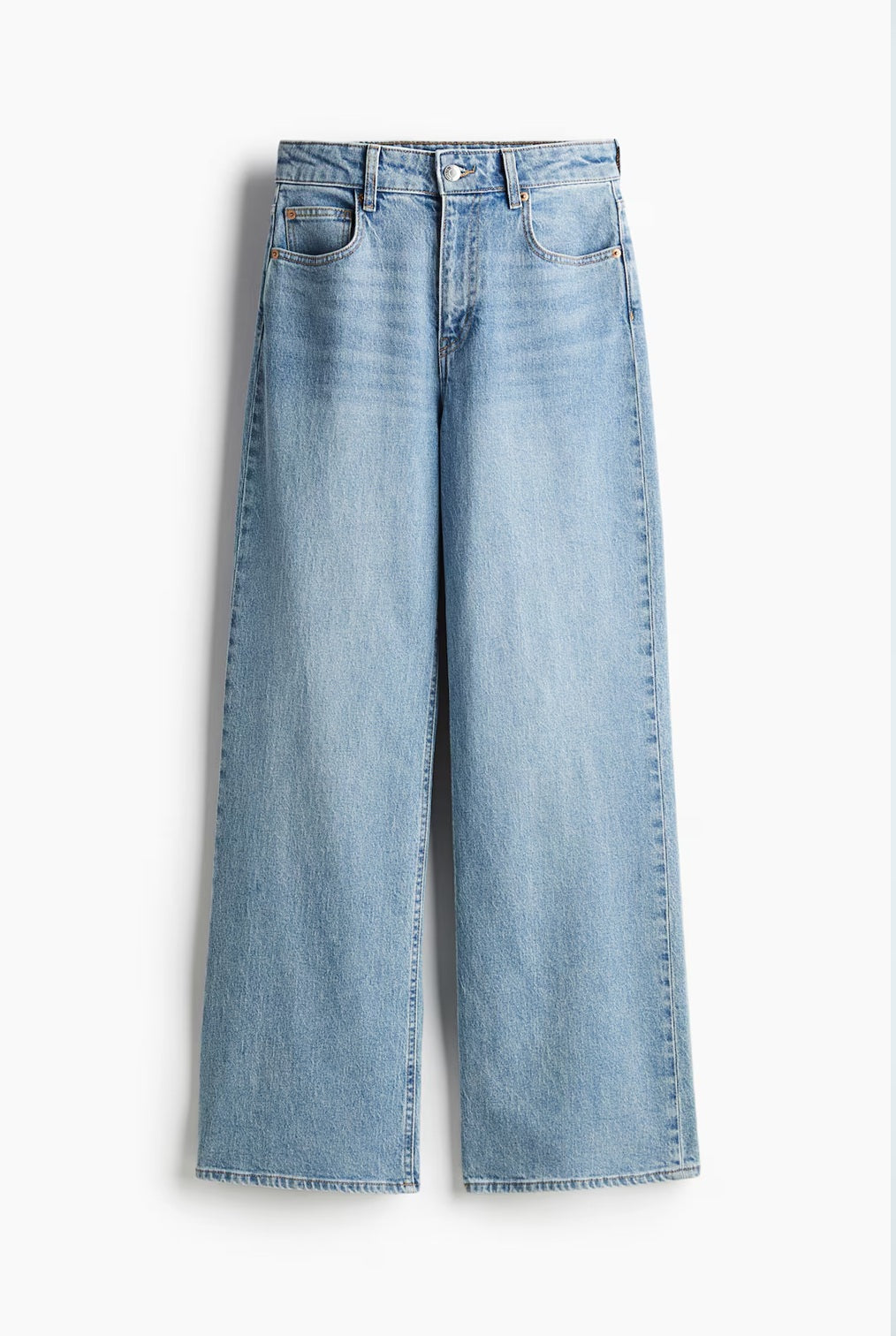 H&M Wide High Jeans - Light
